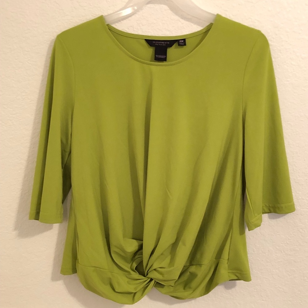 Olive green top